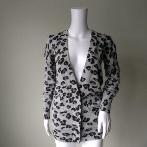 Victoria's secret Pink leopard cardigan sweater